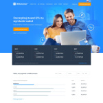 Strona internetowa Walutomat